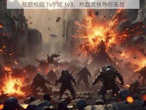 炫酷校园 1v5 或 1v3，热血竞技等你来战