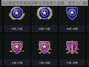 CSGO国服军衔系统详解与等级晋升攻略：新手入门指南