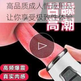 高品质成人情趣用品，让你享受极致性体验