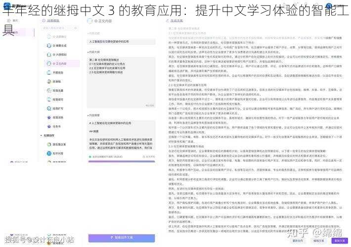 丰年经的继拇中文 3 的教育应用：提升中文学习体验的智能工具